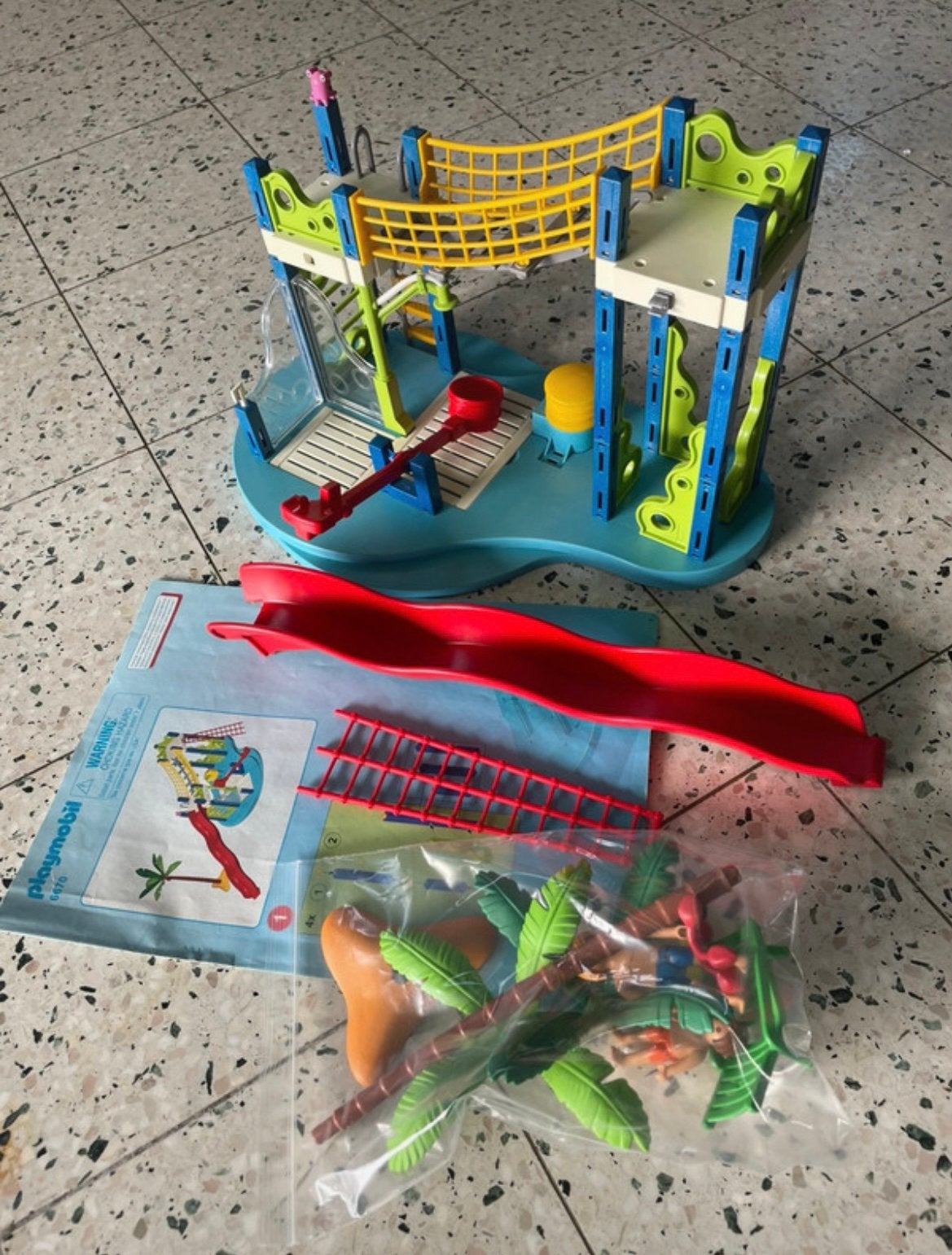 Playmobil waterspeeltuin, Kinderen en Baby's, Speelgoed | Playmobil, Gebruikt, Complete set, Overige typen, Ophalen of Verzenden