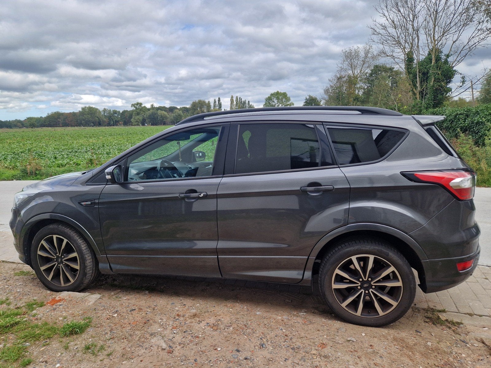 Ford Kuga 2019, Auto's, Bluetooth, Euro 6, 4 cilinders, Leder en Stof