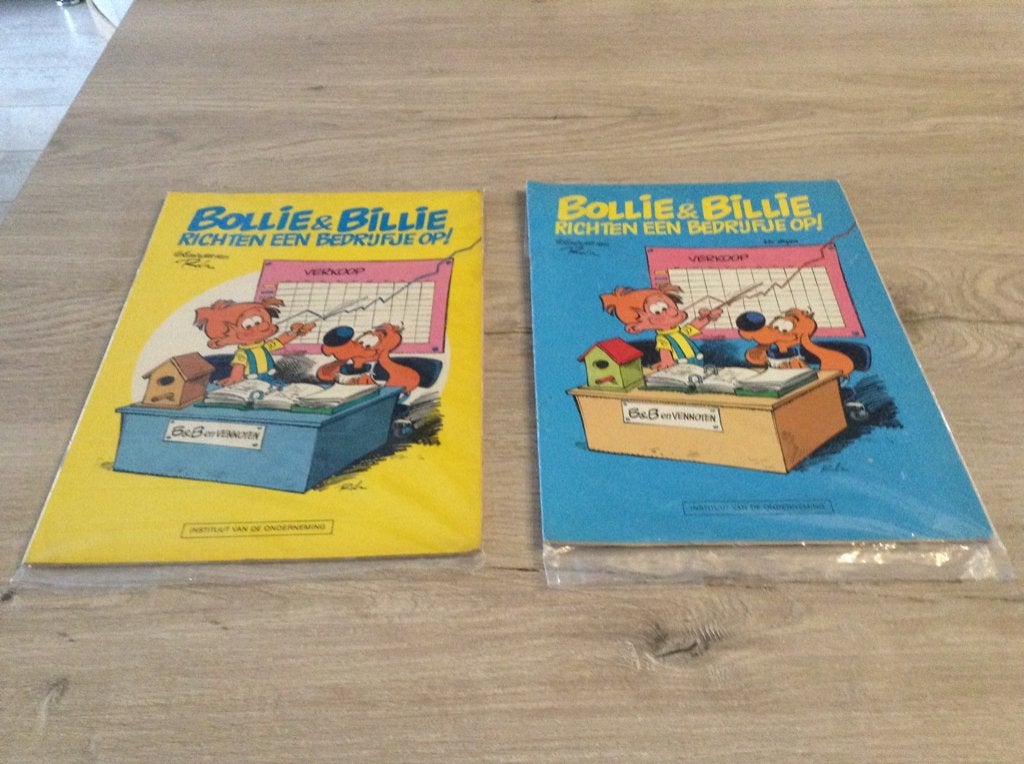 Bollie en Billie richten een bedrijfje op strips (1985), Boeken, Stripverhalen, Gelezen, Ophalen of Verzenden, Jean ROBA, Meerdere stripboeken