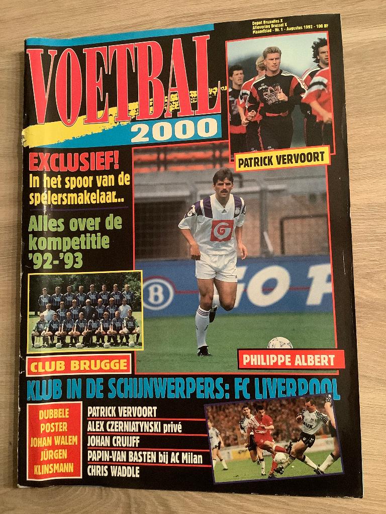 Voetbal 2000 Magazine ‘ Competitiespecial 1992-1993, Voetbal 2000, Ophalen of Verzenden, Zo goed als nieuw, Balsport