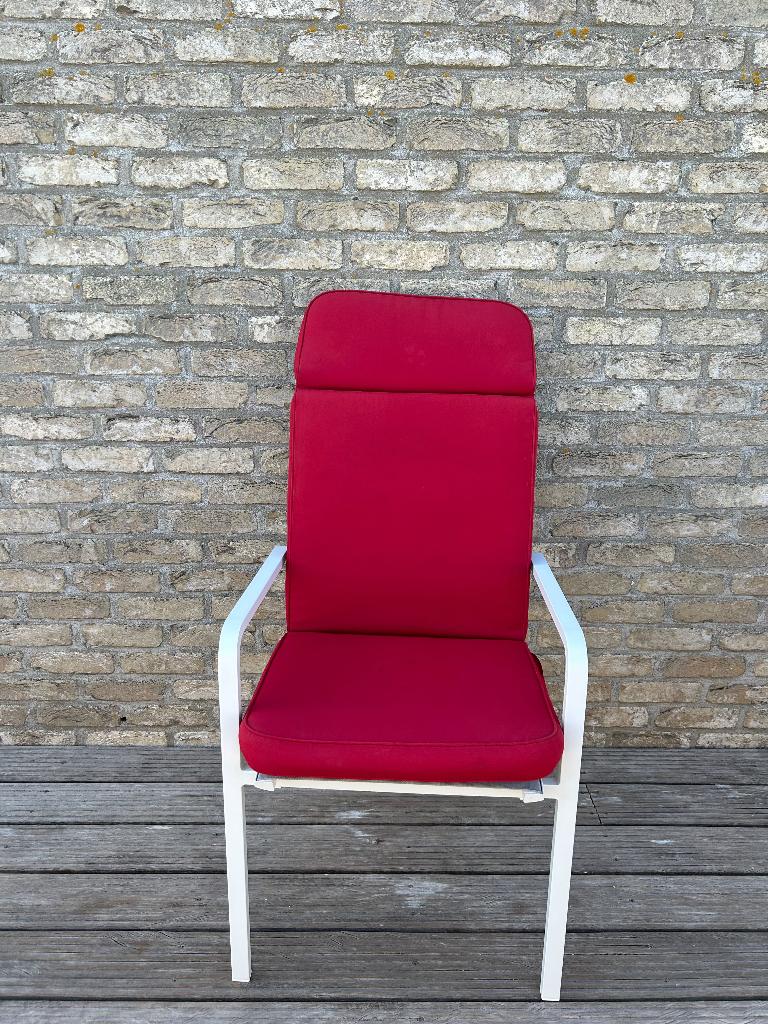 Tuinkussen Bristol Collection rood (6 stuks), Tuin en Terras, Tuinmeubel-accessoires, Ophalen of Verzenden, Gebruikt