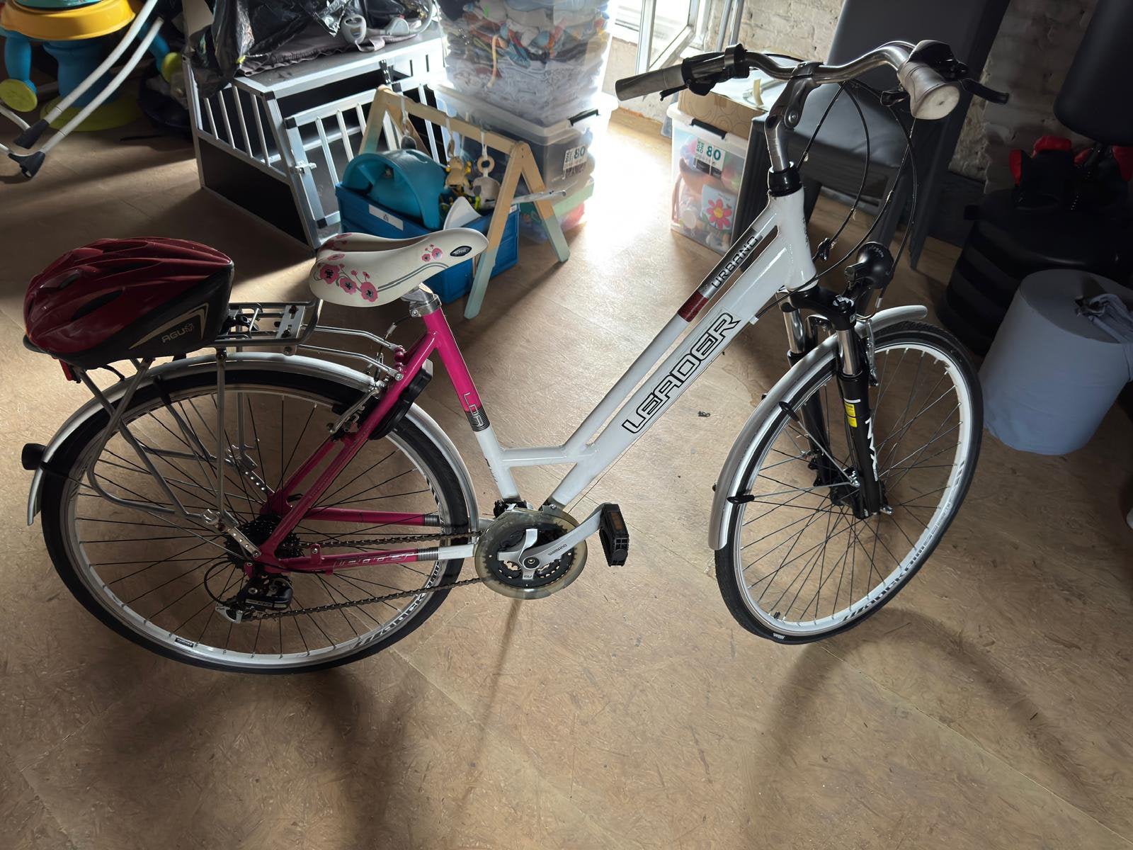 Dames fiets - leader urbano, Fietsen en Brommers, Gebruikt, Versnellingen, 50 tot 53 cm, Ophalen