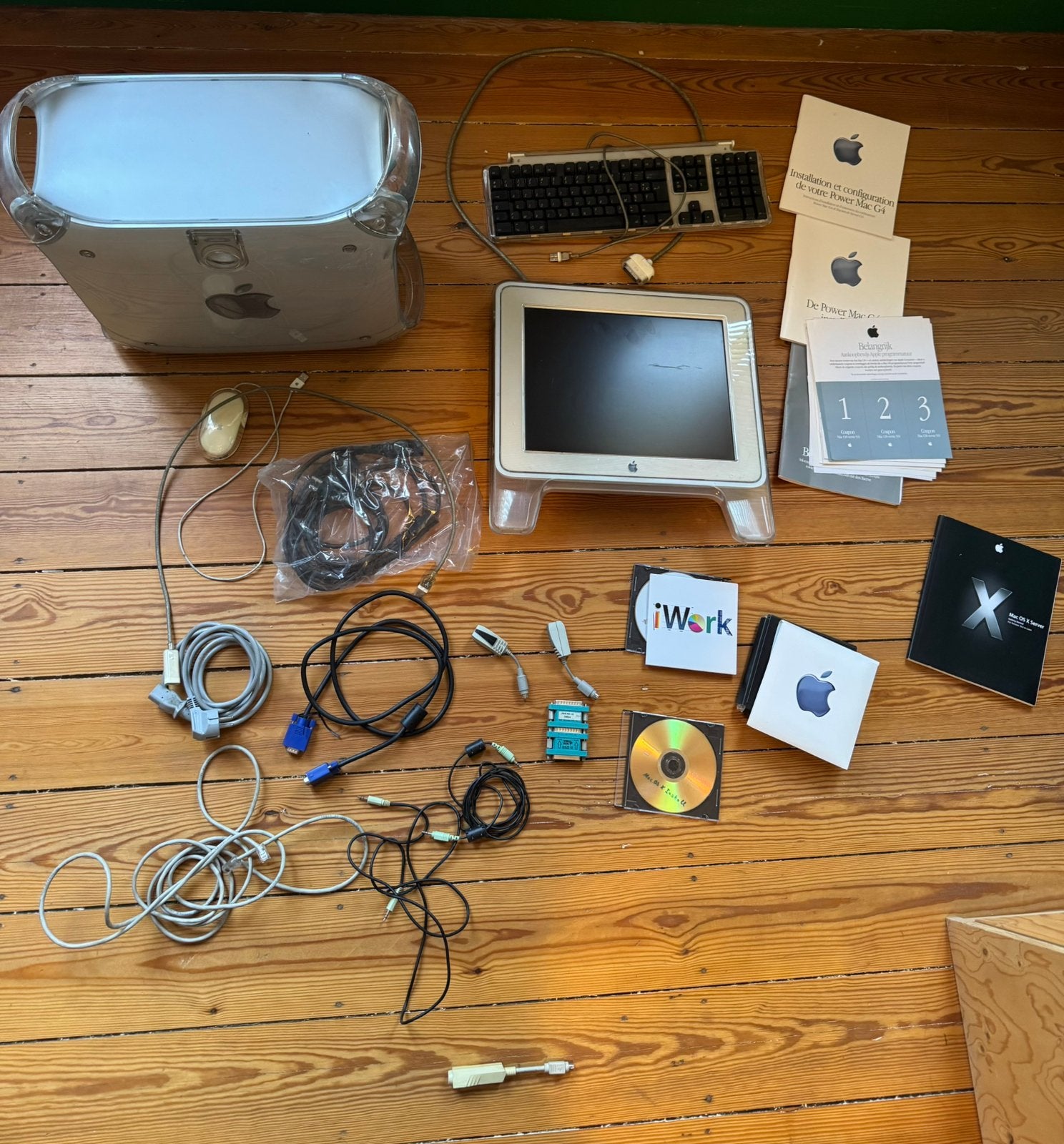 Powermac g4 plus toebehoren, Computers en Software, Apple Desktops, Niet werkend, Powermac, Ophalen