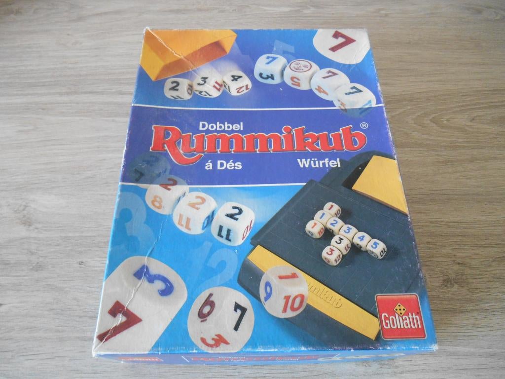 dobbel rummikub, Hobby & Loisirs créatifs, Enlèvement ou Envoi, Comme neuf