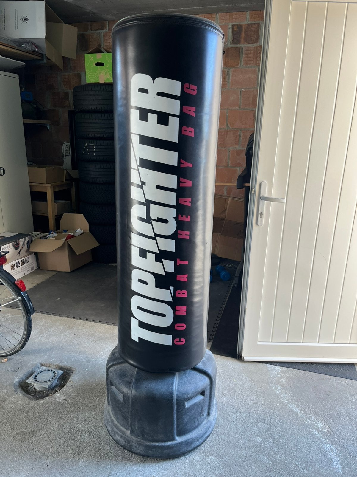 Staande bokszak Topfighter, Sport en Fitness, Boksen, Ophalen, Zo goed als nieuw, Bokszak