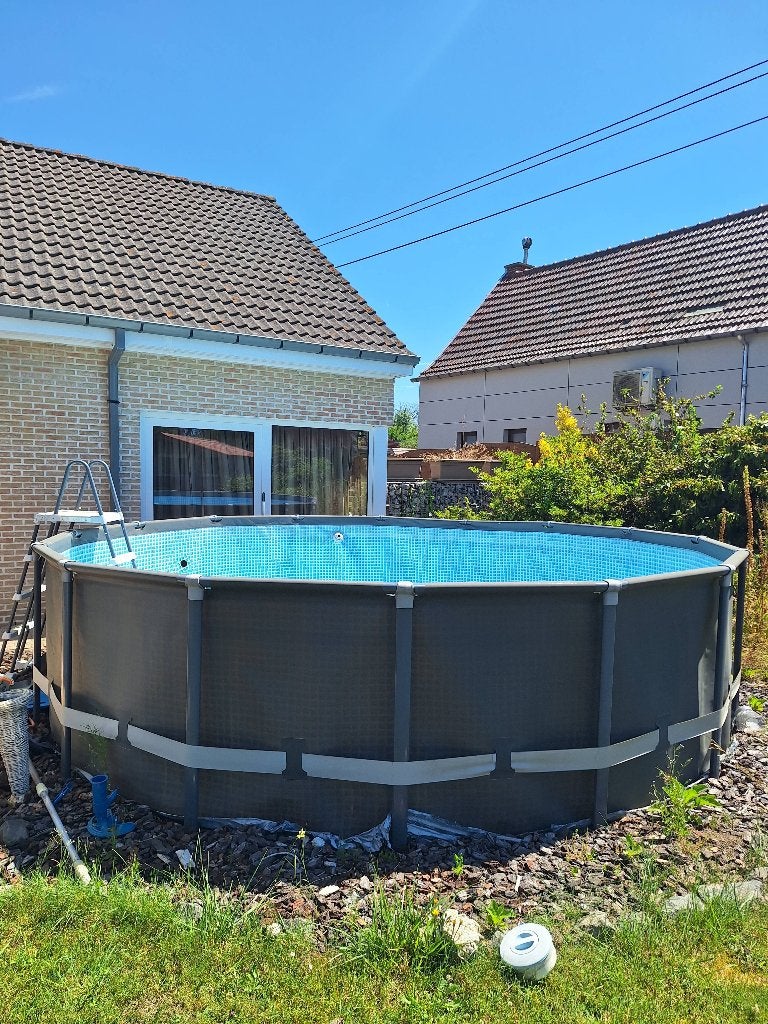 Piscine Intex, Jardin & Terrasse, Piscines, 300 cm ou plus, Rond, Comme neuf, Enlèvement