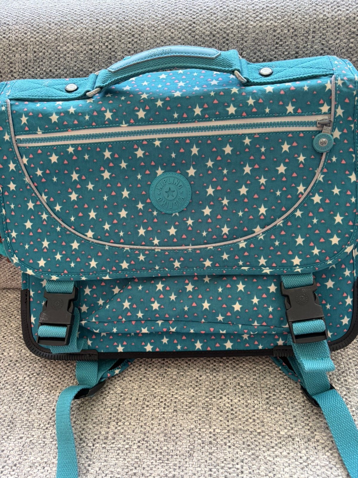 Boekentas kipling, Ophalen, Zo goed als nieuw, Blauw, Aktetas of Boekentas