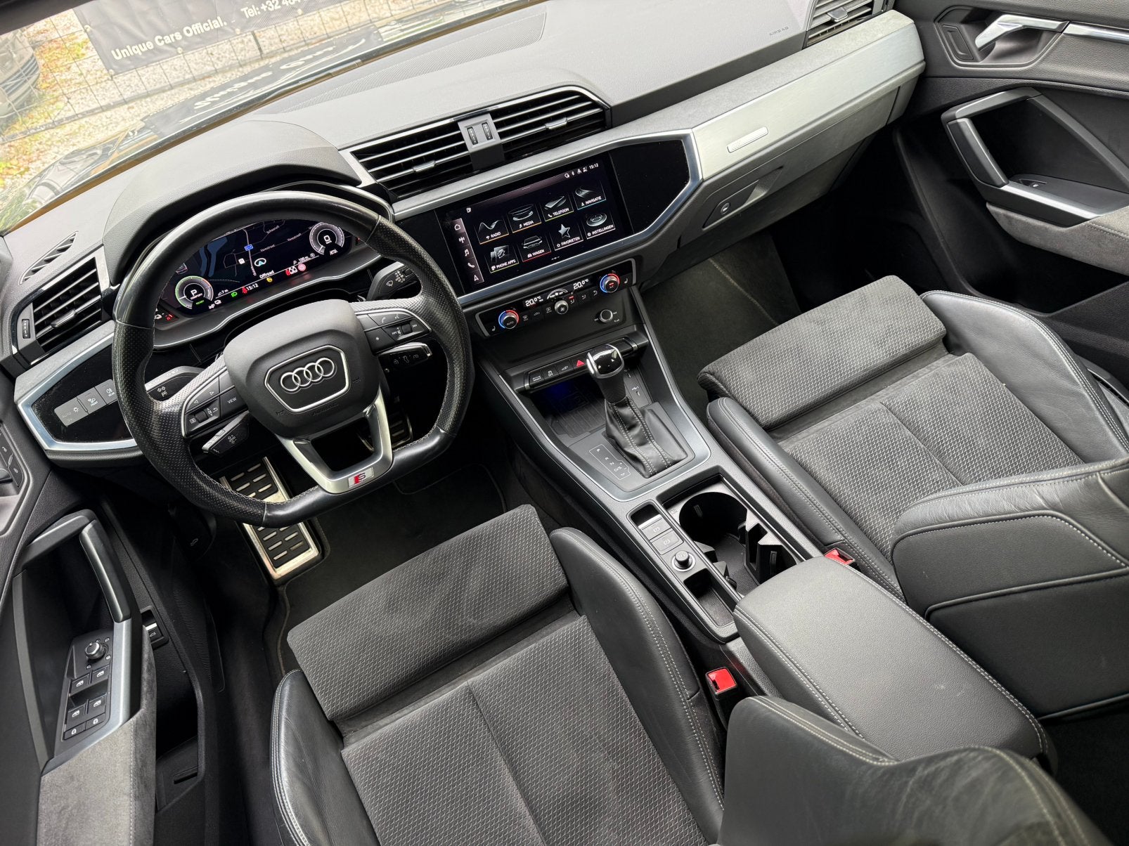 Audi Q3 45 TFSi E S Line Plugin Hybride Automaat Sfeer 2021, Auto's, Automaat, Euro 6, Bedrijf, 5 deurs