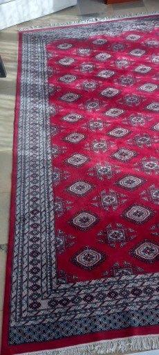 Magnifique tapis style Boukhara, Ophalen, 200 cm of meer, Zo goed als nieuw, 200 cm of meer