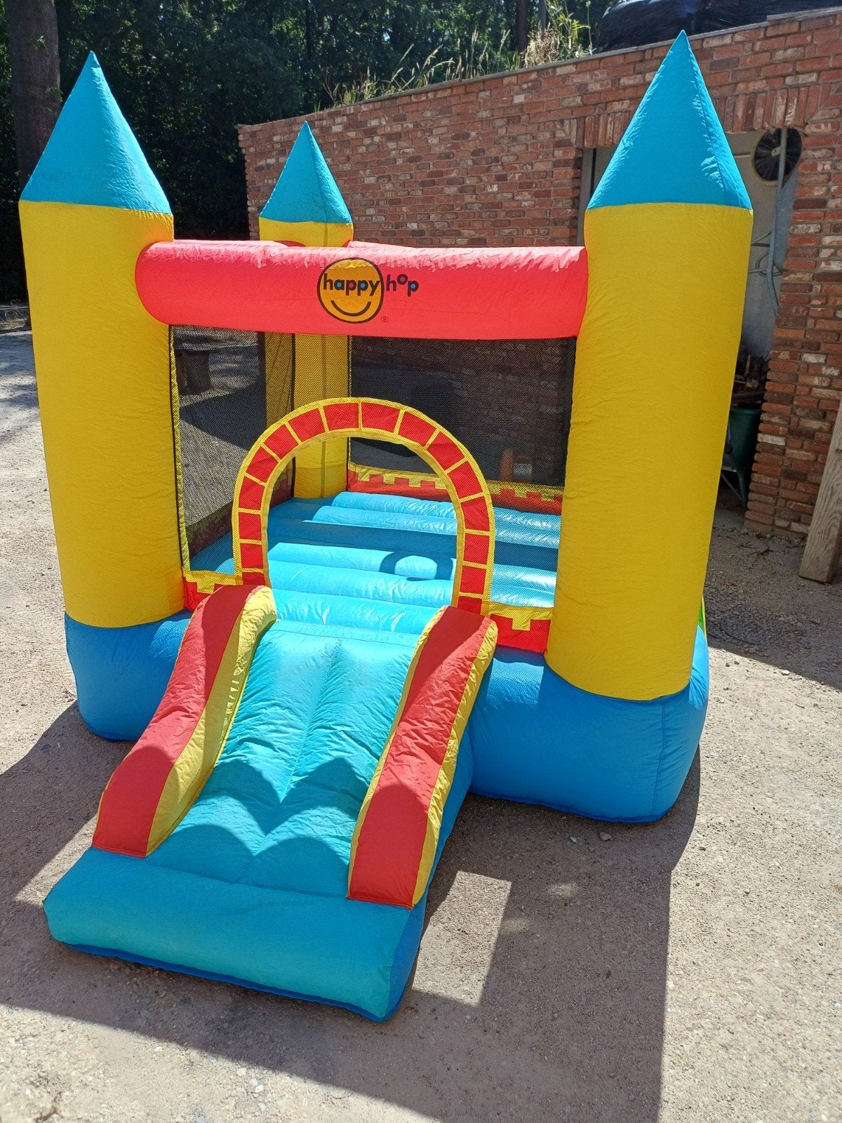 Kinder springkasteel happyhop, Ophalen