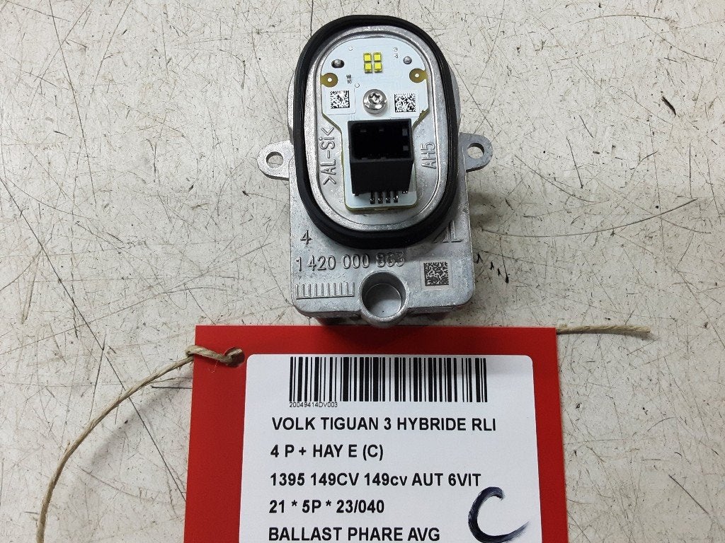 BALLAST DE PHARE XENON GAUCHE Tiguan (AD1) (1420000863), Volkswagen, Mevr. I. Hauben, Utilisé, Rue de l'Espoir 34 34
4030  GRIVEGNÉE, BE