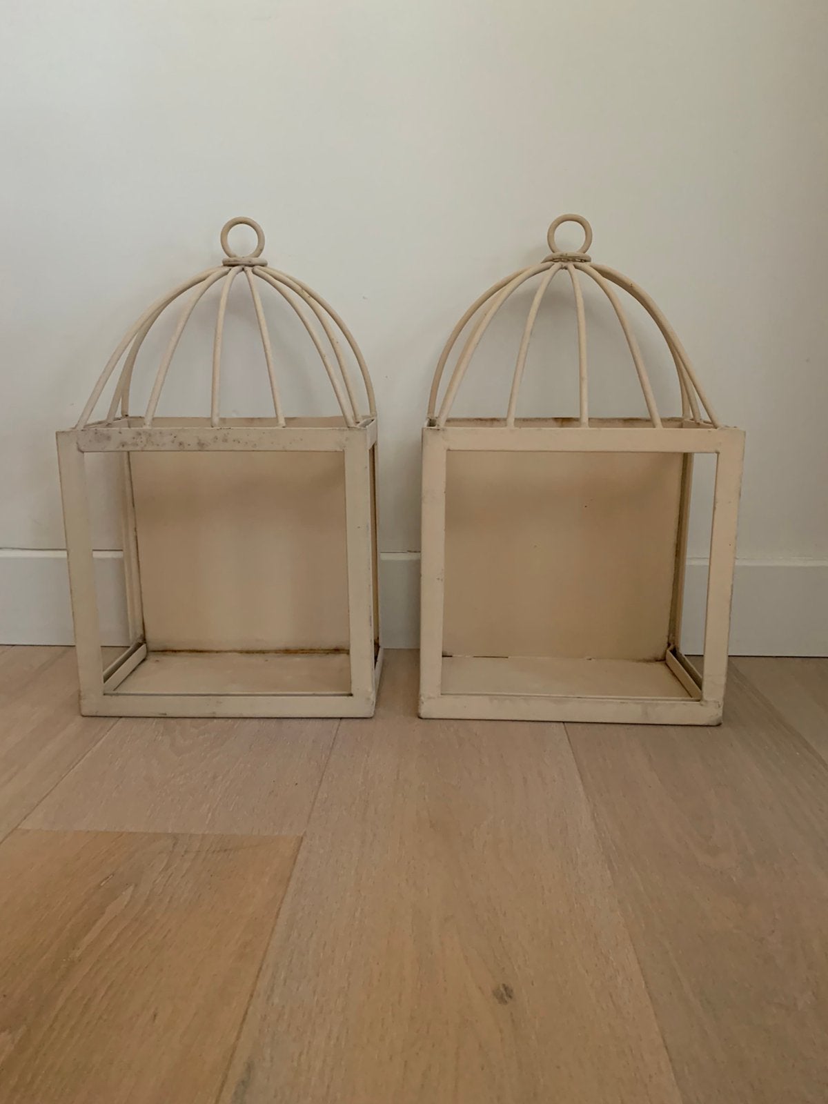 Prachtige Set van 2 Decoratieve Wandplanken– Landelijk, Tuin en Terras, Ophalen, Zo goed als nieuw