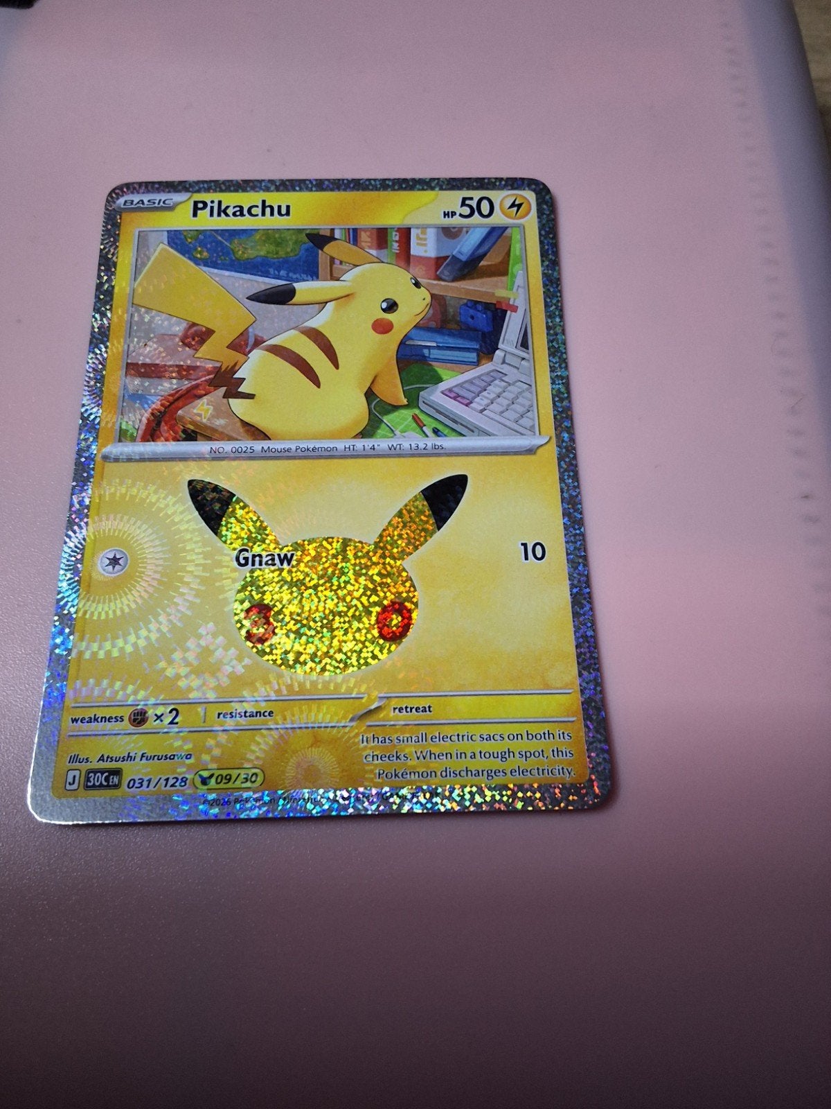 Pikachu 031/128, Enlèvement
