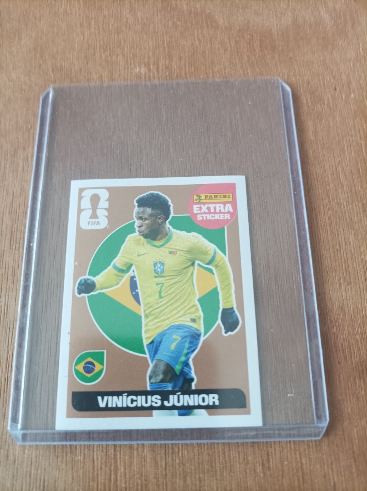 Panini world cup 2026 extra sticker Vinicius Junior, Brons, Ophalen of Verzenden, Sticker