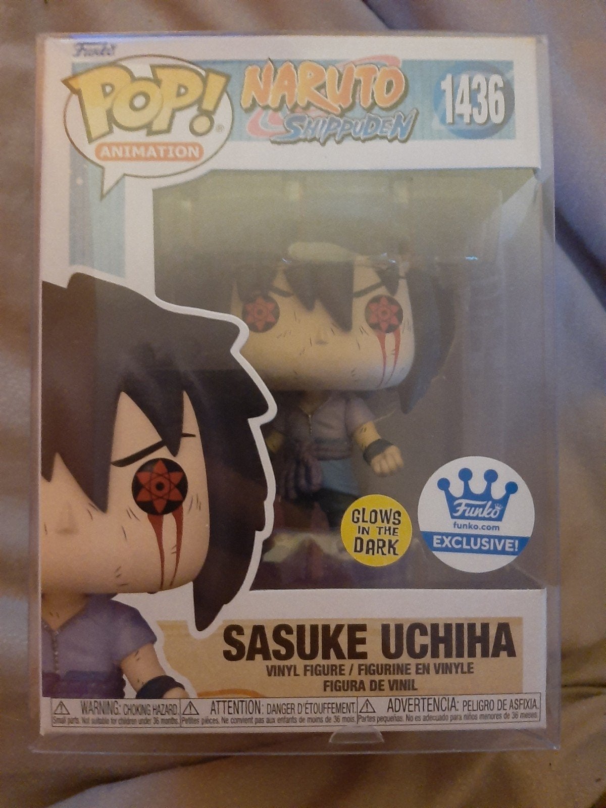 Funko Pop Sasuke Uchiha Glow in the Dark Exclusief, Ophalen of Verzenden, Nieuw