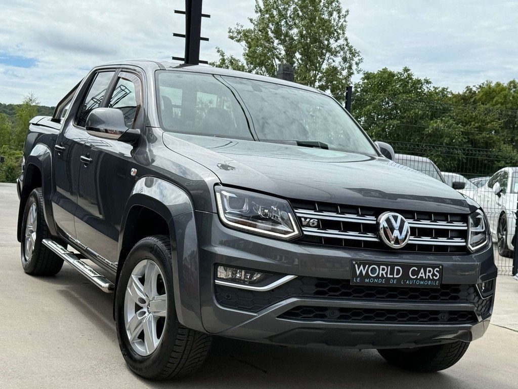 Volkswagen Amarok 3.0 V6 TDi 4MOTION HIGHLINE TVAC*BTWIN - L, Cuir, Argent ou Gris, Alarme, 6 cylindres