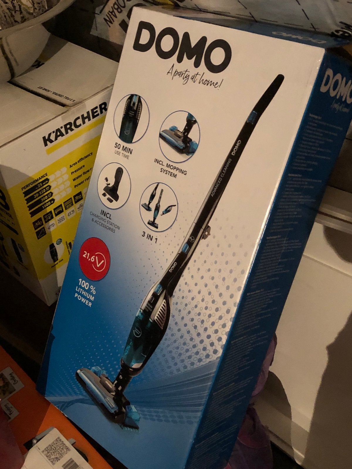 Draadloze stofzuiger Domo, Ophalen, Zo goed als nieuw