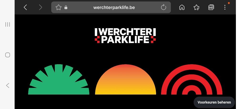 Dagticket Werchter Parklife 28/6, Une personne