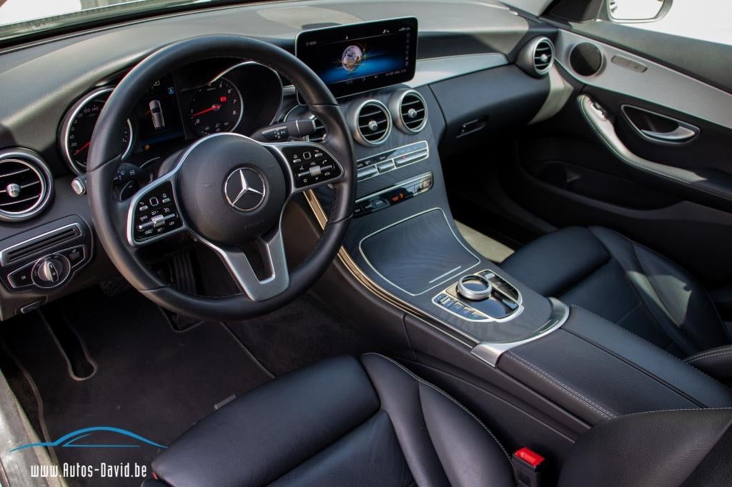 Mercedes-Benz C180 1.6i 9G-Tronic Benzine / LEDER / CAMERA, Auto's, Achterwielaandrijving, 4 cilinders, Bedrijf, 5 deurs