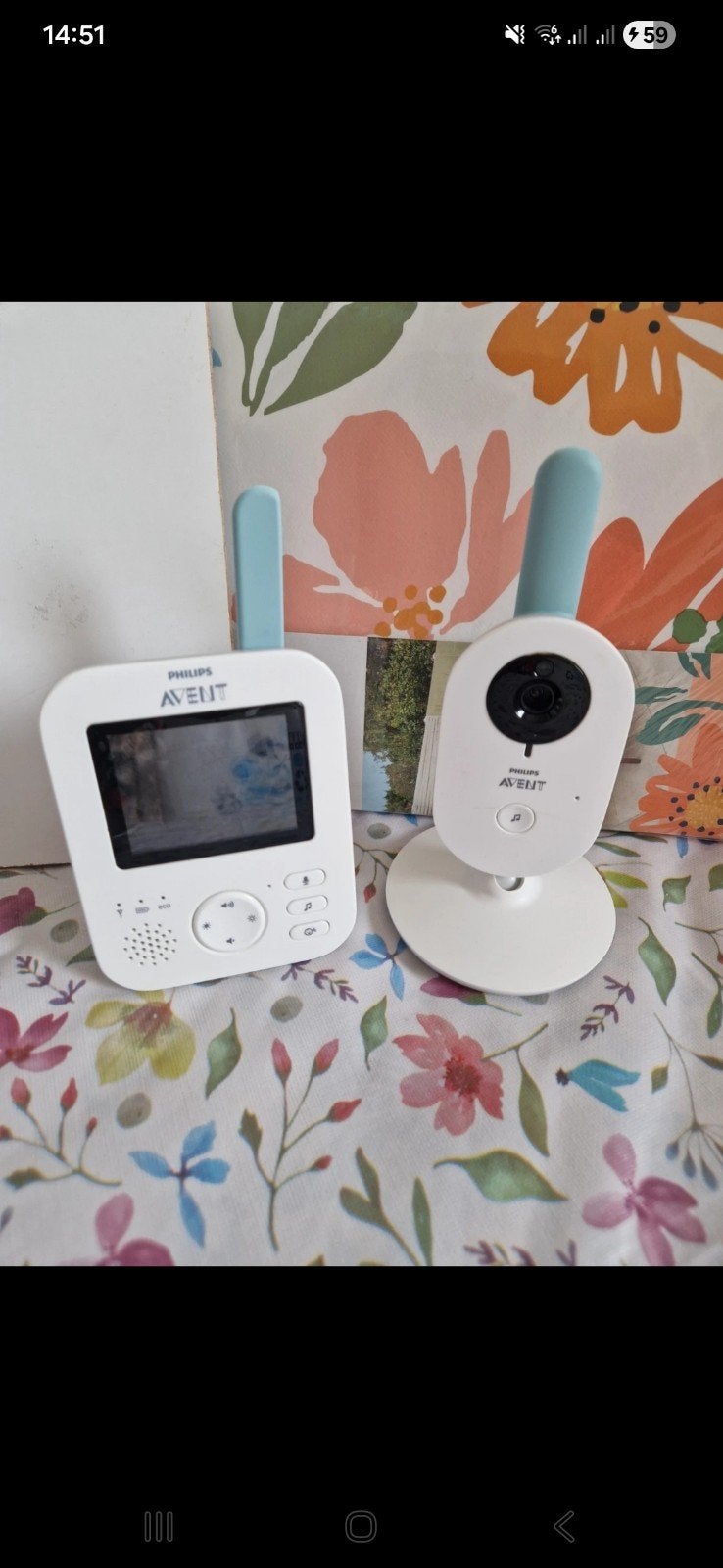 Visiophone Philips Avent scd 620, Kinderen en Baby's, Babyfoons, Ophalen of Verzenden