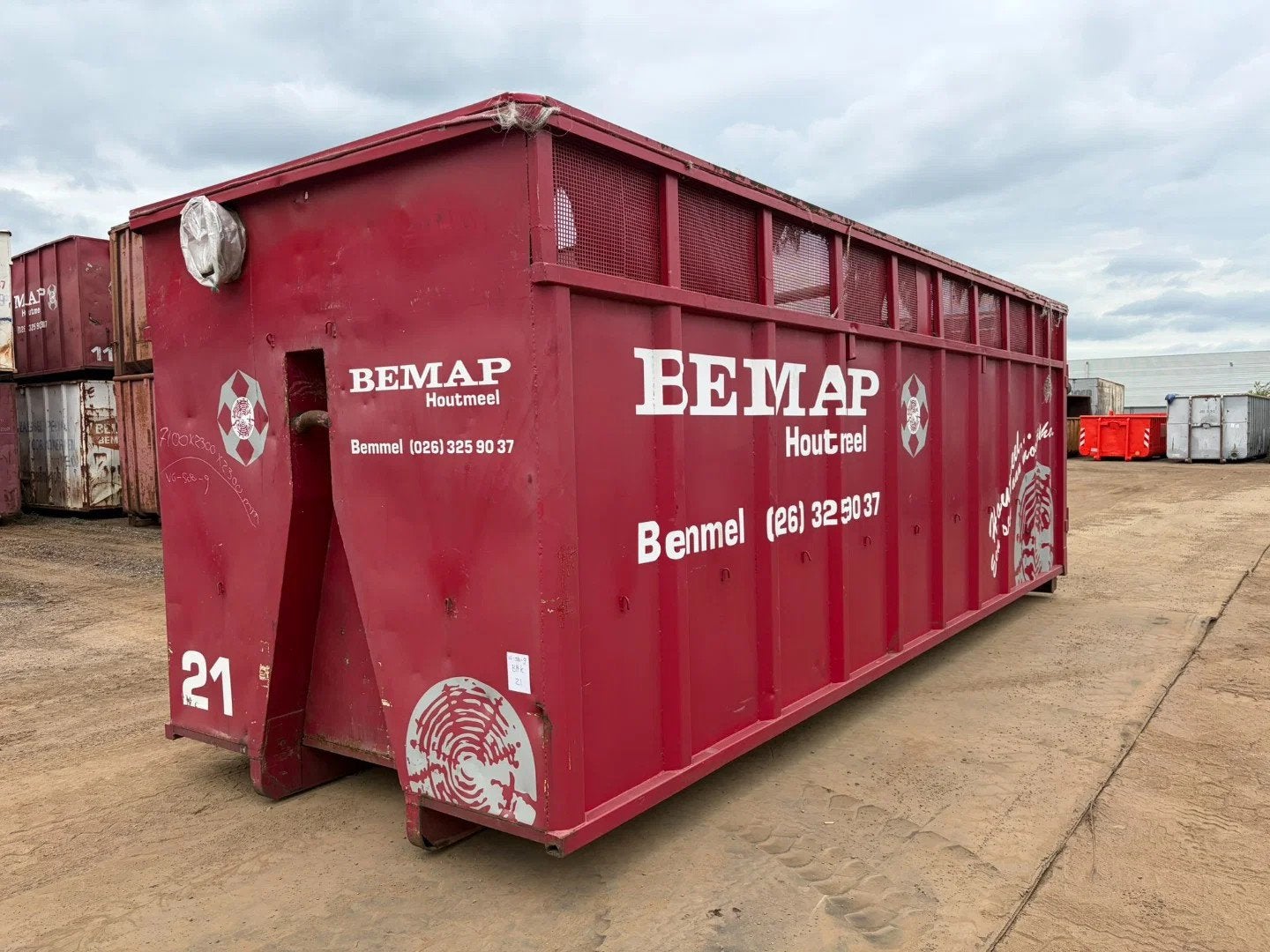 ALL-IN Containers 40m3 zaagsel containers, Articles professionnels, Machines & Construction | Abris de chantier & Conteneurs