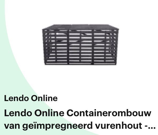 Containerombouw (grijs) vurenhout, Ophalen, Nieuw