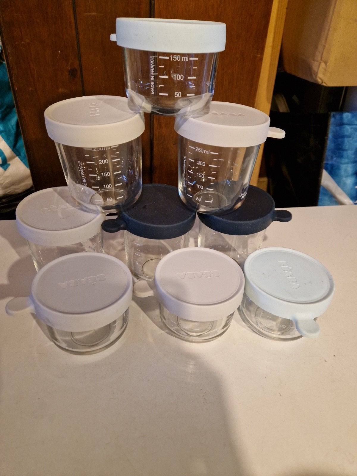 lot de pots en verre beaba, Enlèvement