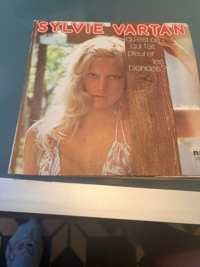 Sylvie vartan 4 vinyles 45 tours vend le lots 5€, Enlèvement, Utilisé
