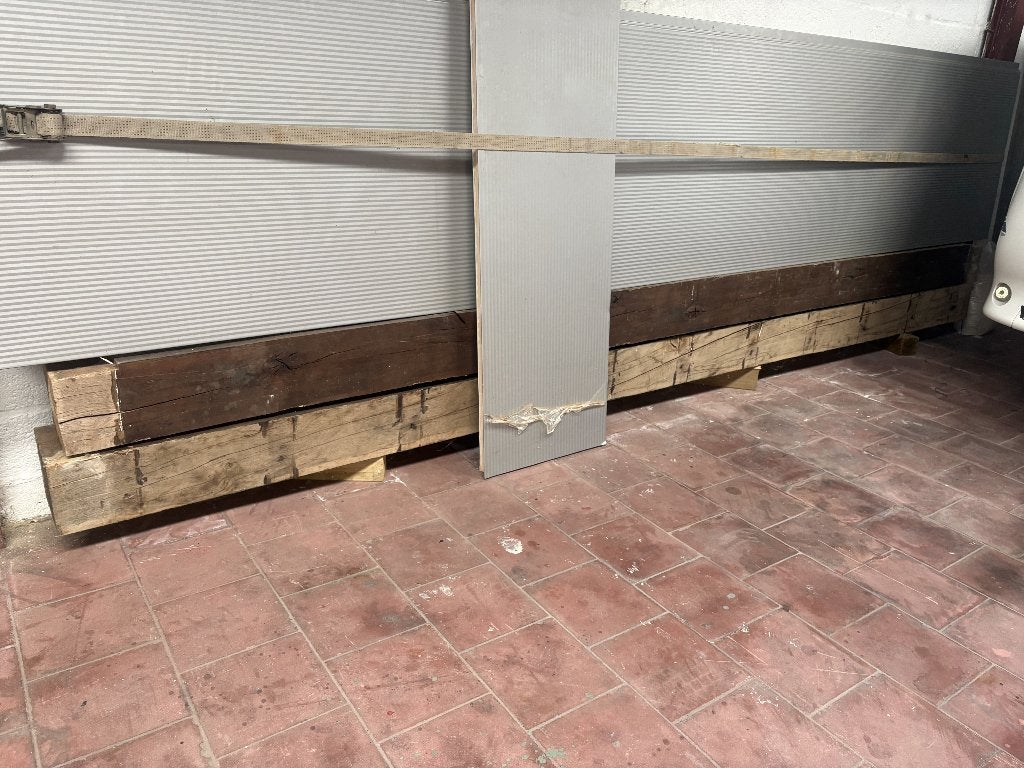 Eiken balken, Jardin & Terrasse, Enlèvement, Utilisé, 250 cm ou plus, Poutres