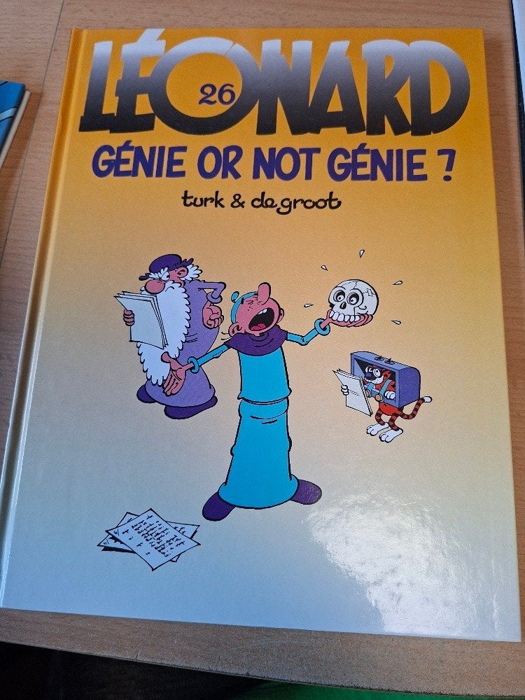 Génie or not génie, Neuf, Turk & De Groot., Une BD, Enlèvement
