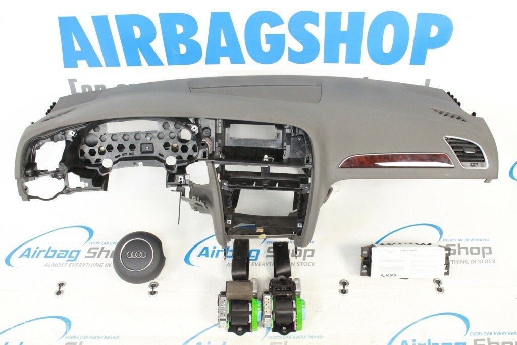 Airbag kit Tableau de bord gris 3 branche Audi A4 B8, Enlèvement ou Envoi, Utilisé