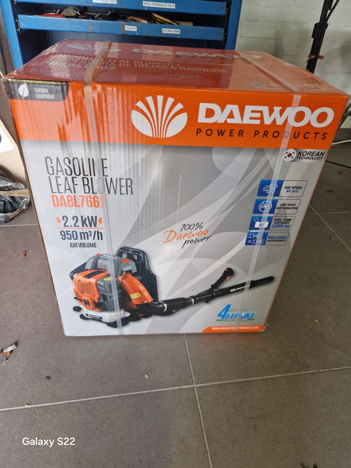 daewoo bladblazer dabl7662 Nieuw, Tuin en Terras, Ophalen of Verzenden