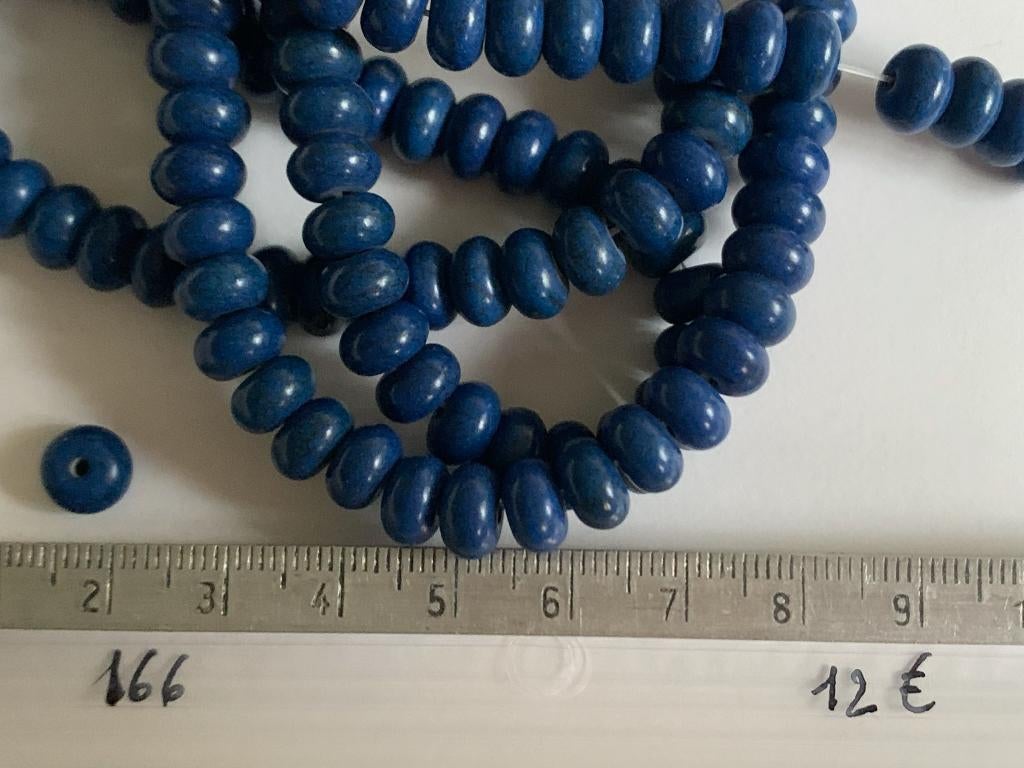 166 kralen blauw, Ophalen of Verzenden, Nieuw, Kraal