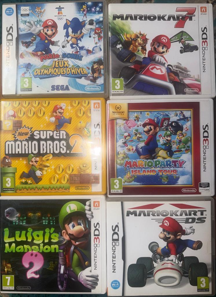 Verschillende Nintendo DS- en 3DS-games, Games en Spelcomputers, Games | Nintendo 2DS en 3DS, Ophalen, Gebruikt, Gekoppelde computers