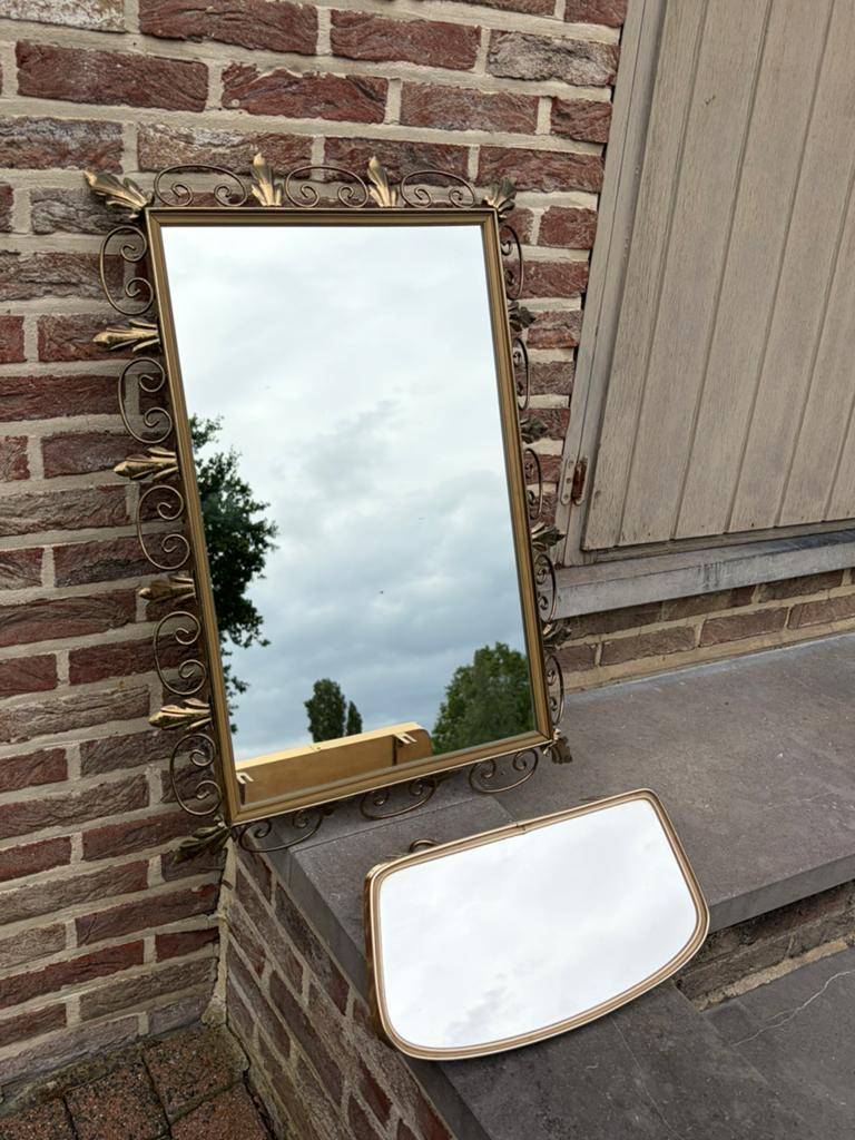 Mooie vintage spiegel + console, Antiek en Kunst, Ophalen