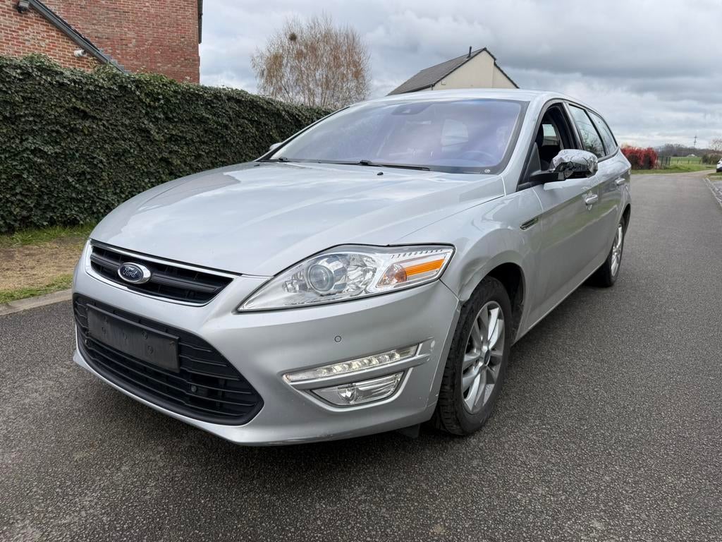 Ford Mondeo 2012 2.0 TDCi 136PS AUTOMAAT Euro 5, Auto's, Zwart, 4 cilinders, Mondeo, Leder en Stof