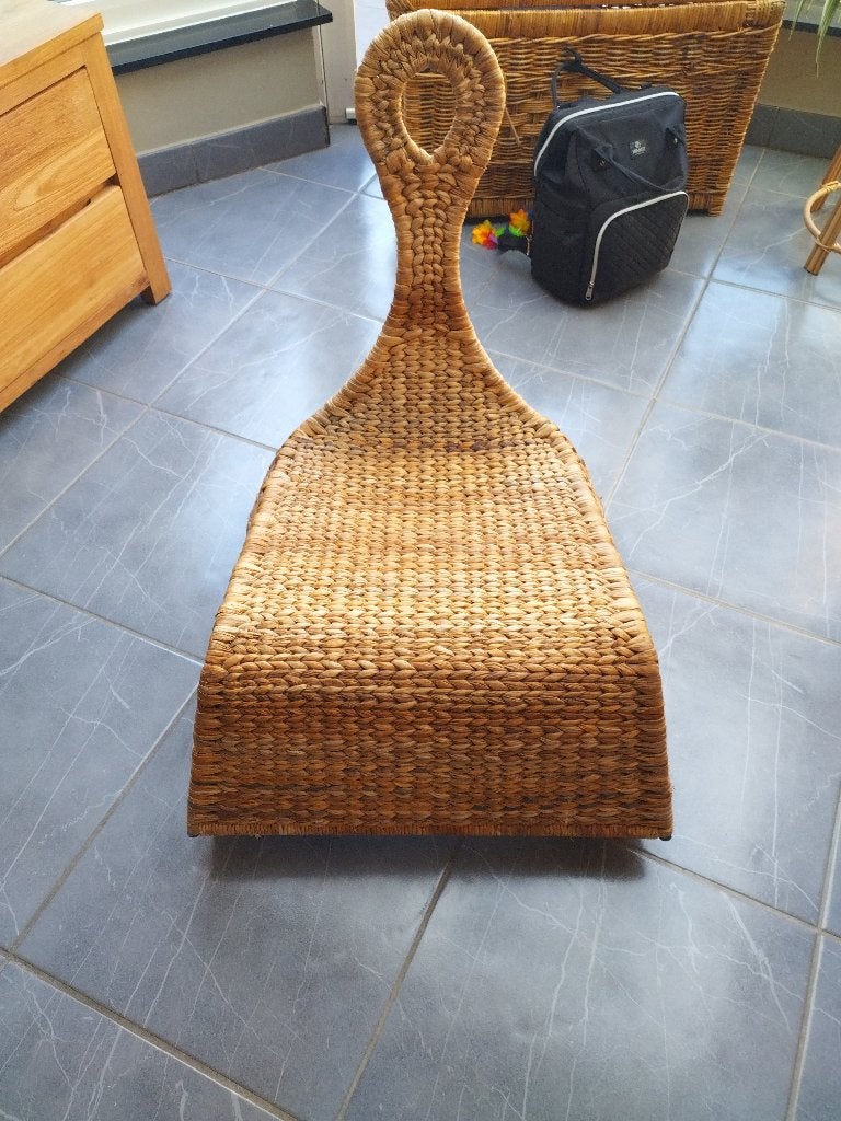rieten zeteltje, Maison & Meubles, Chaises, Osier ou Rotin, Brun, Enlèvement, Utilisé