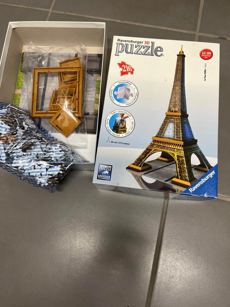 3D Eiffeltoren Parijs, Ophalen of Verzenden, Zo goed als nieuw