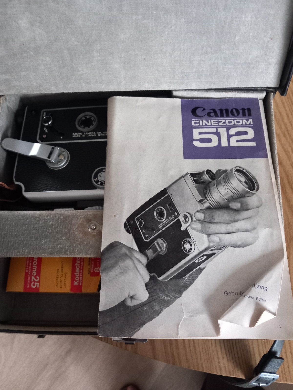 filmcamera, Ophalen, Canon