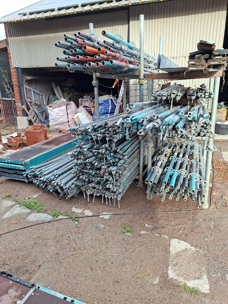 Stelling, Doe-het-zelf en Bouw, Ophalen, Gebruikt, Gevelsteiger, 5 meter of hoger