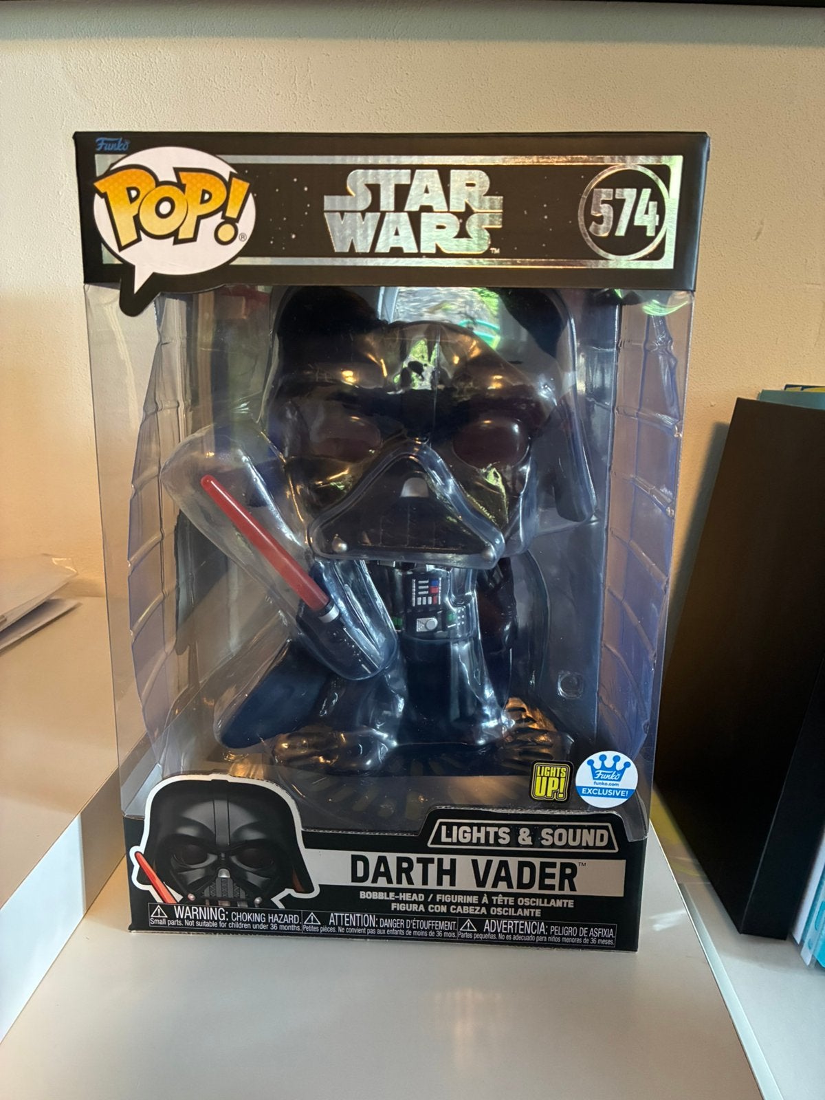 Pop Star wars Darth Vador #574 Edition Lights & Sound, Ophalen of Verzenden, Zo goed als nieuw