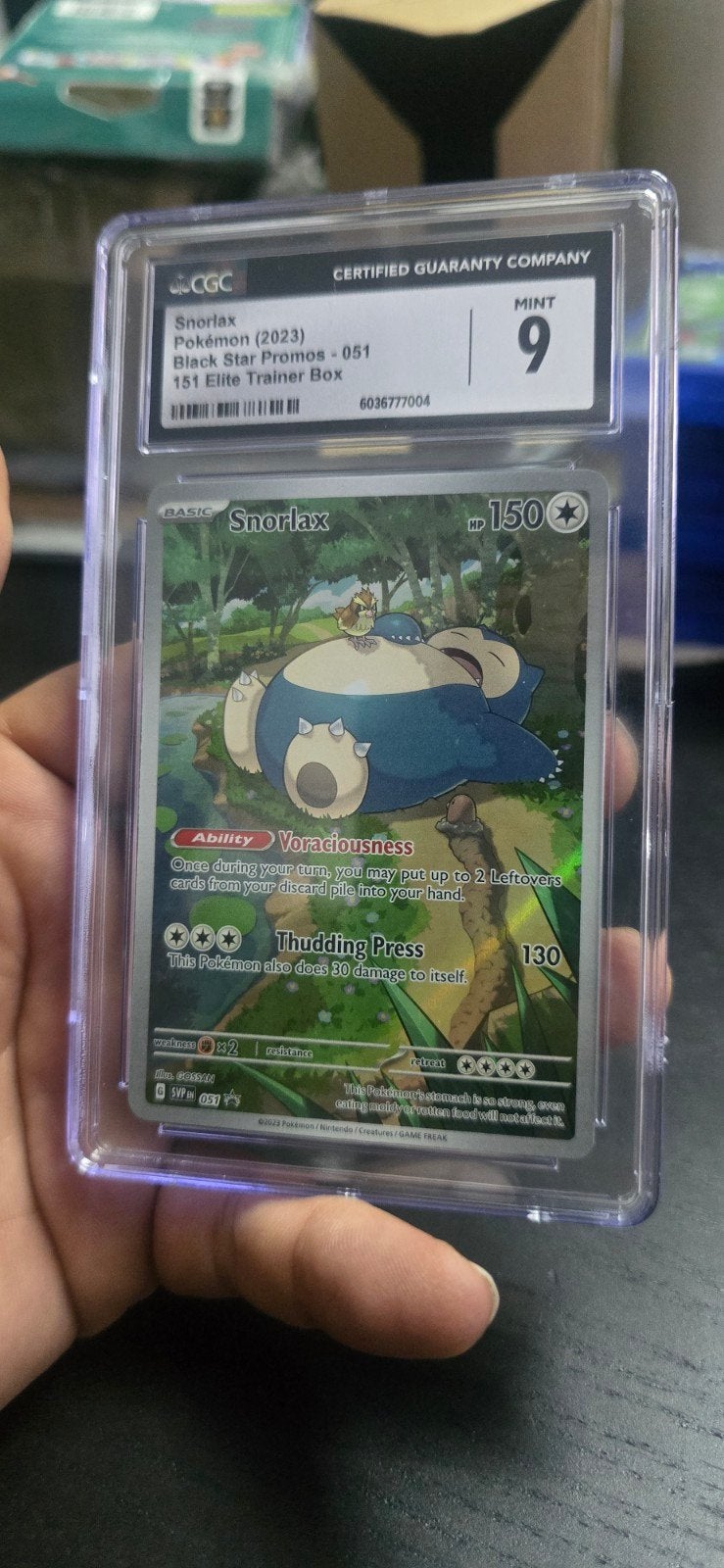 Psa 9 snorlax 051 engels, Ophalen