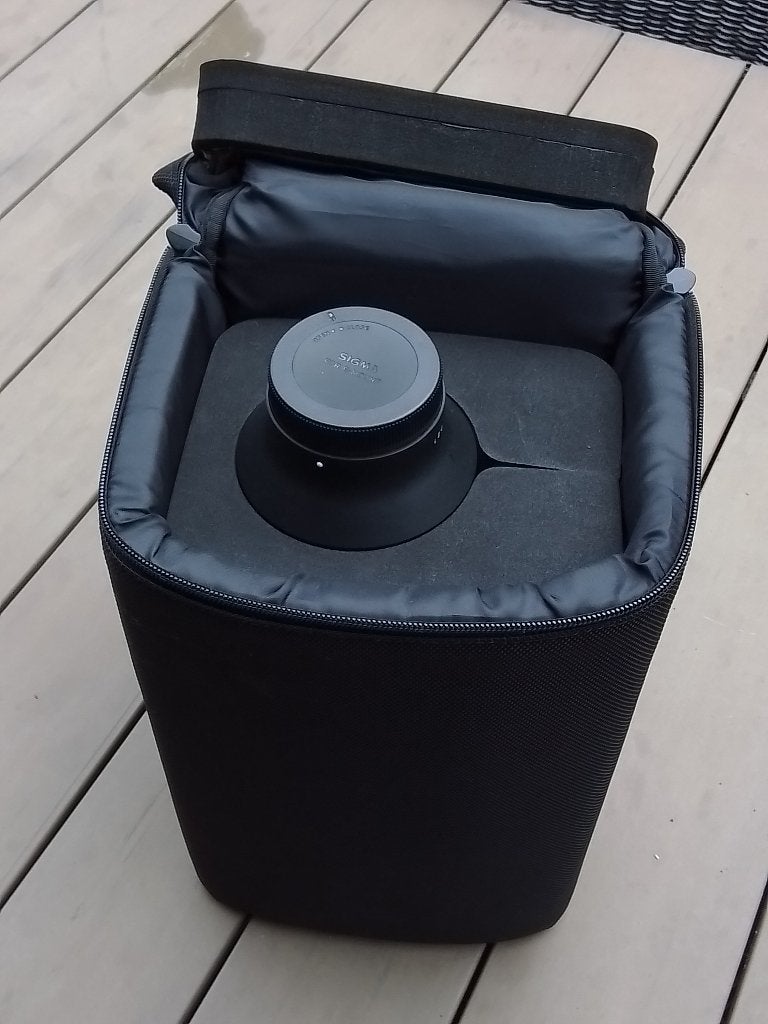 Teleobjectif SIGMA 150 600 mm monture Sony + lens coat neopr, Sony E-mount, Sigma, Zo goed als nieuw, 600 mm