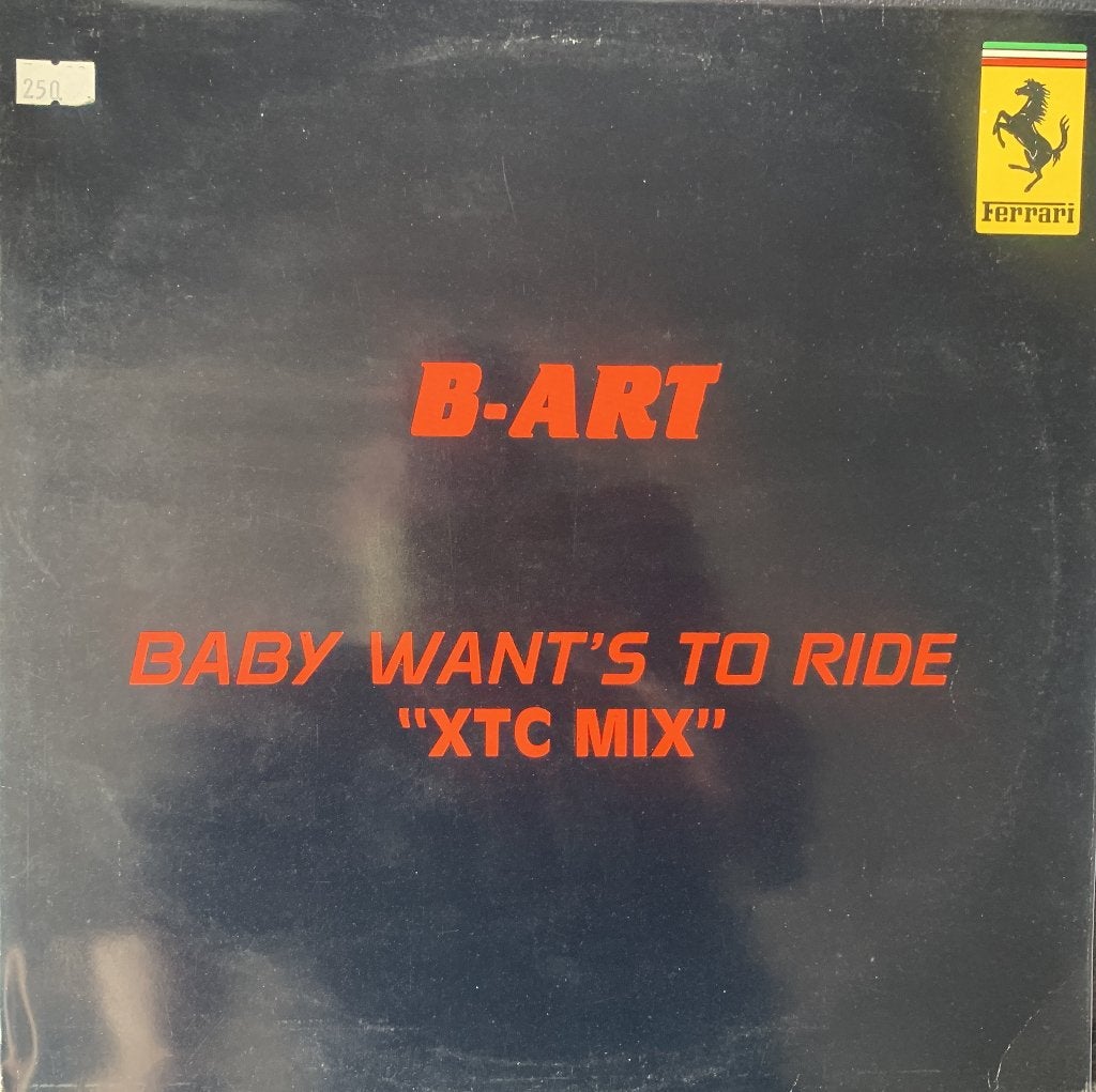 B-Art – Baby Wants To Ride (XTC Mix), CD & DVD, Vinyles | Dance & House, Enlèvement ou Envoi