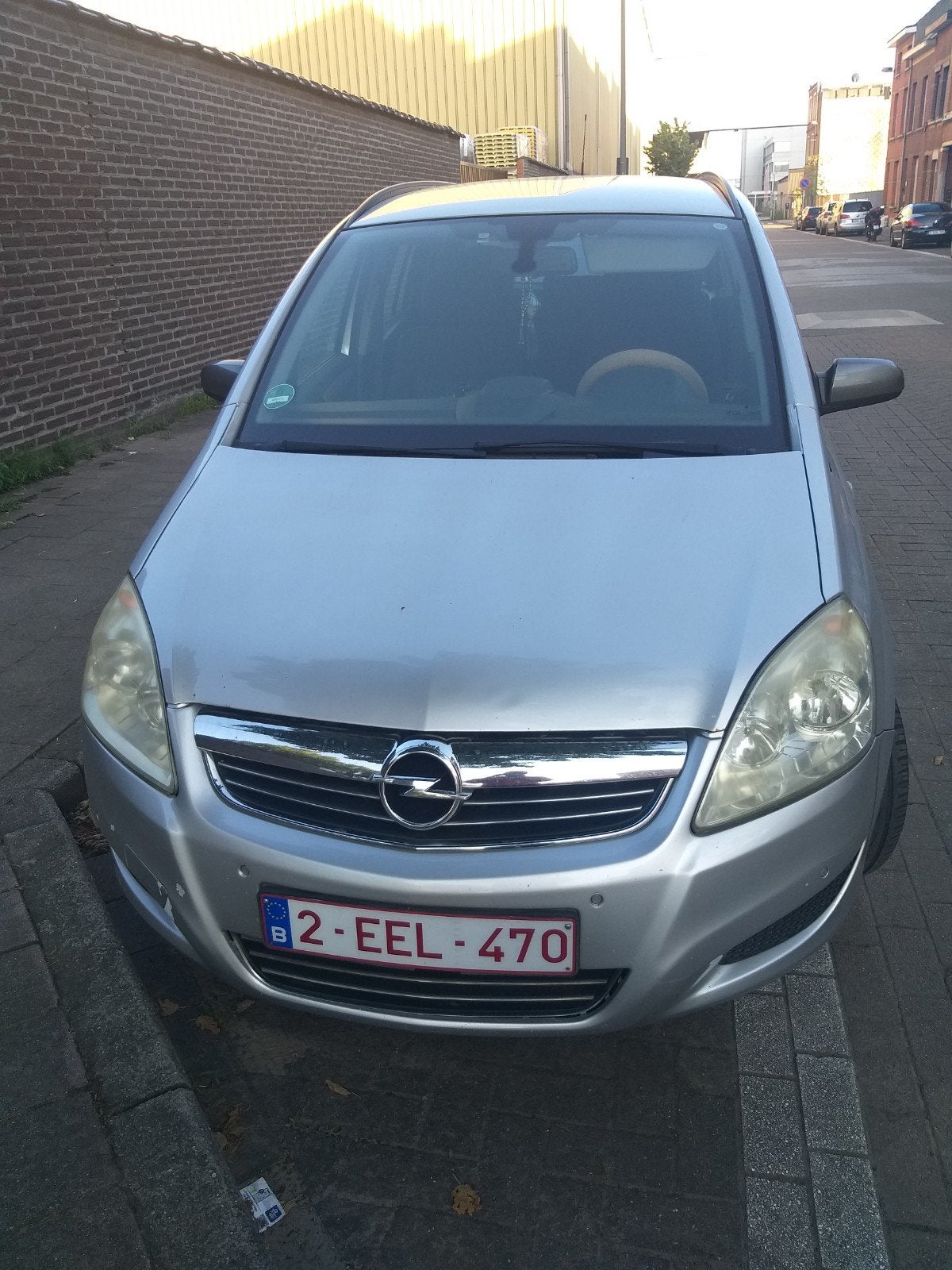 Opel Zafira grijs 2008 (euro 4), 4 deurs, Stof, 7 zetels, Bedrijf