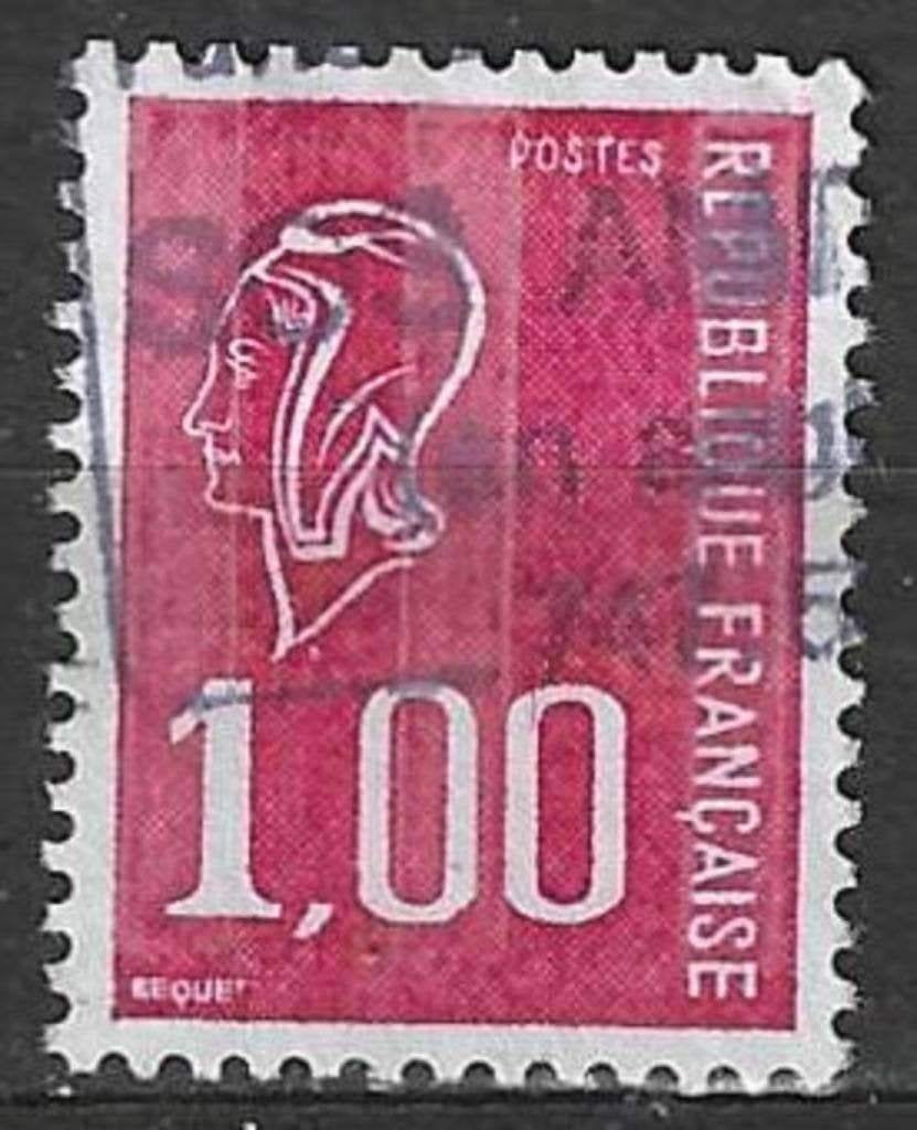 Frankrijk 1976 - Yvert 1892 - Marianne de Bequet - 1,00 (ST), Verzenden, Gestempeld