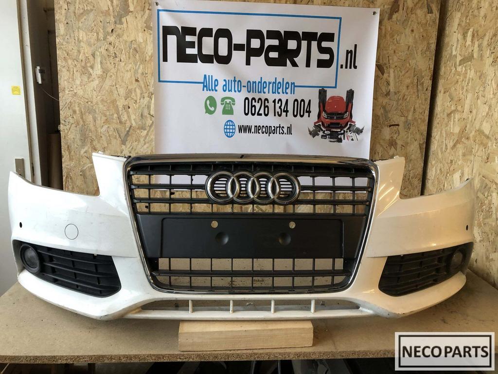 Audi A4 B8 8K bumper grill voorbumper compleet 2007-2012, Auto-onderdelen, Ophalen, Gebruikt, -, Voor