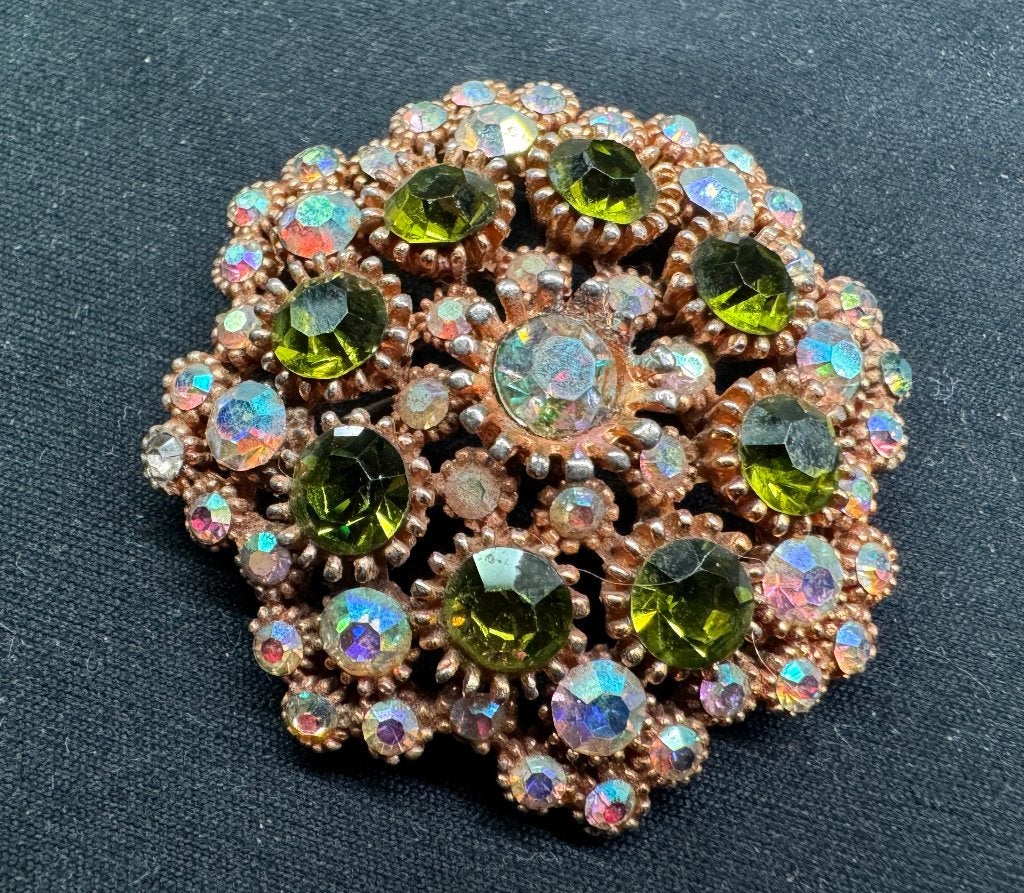 Bijoux de Fantaisie - Broche Vintage Années 1960, Bijoux, Sacs & Beauté, Enlèvement ou Envoi, Autres matériaux, Broche