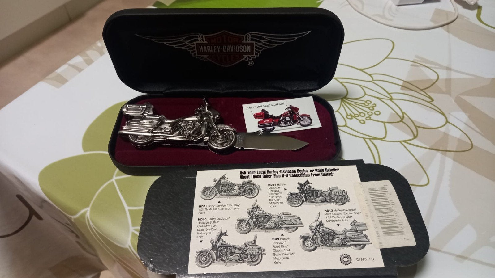 Harley davidson canif, Motos, Enlèvement