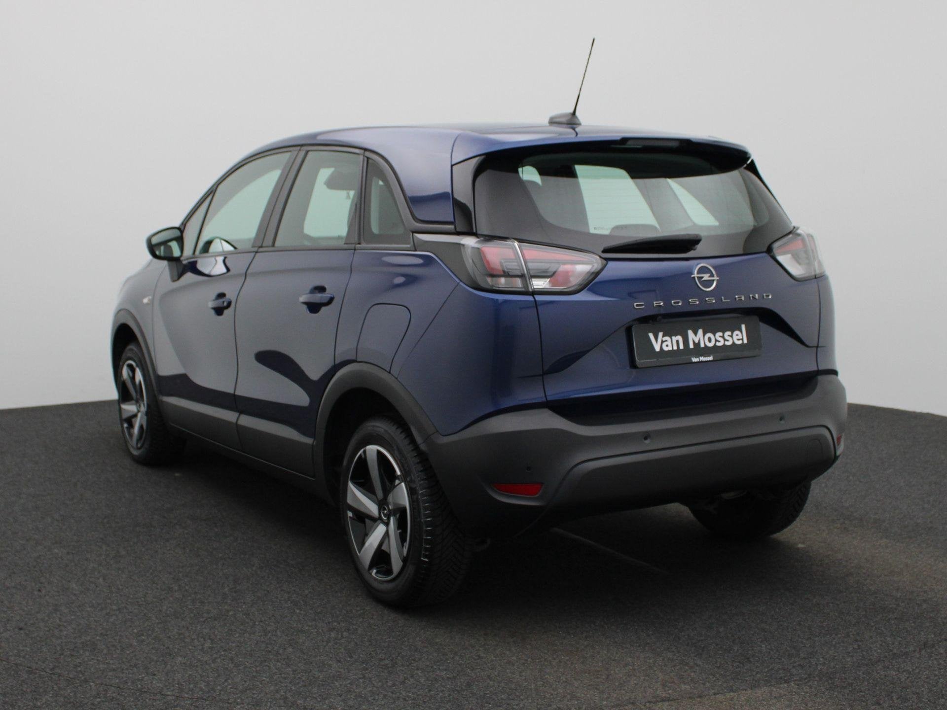 Opel Crossland 1.2 81kW Turbo S/S Edition, Auto's, Voorwielaandrijving, Gebruikt, Zwart, Blauw